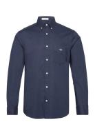 Reg Classic Poplin Shirt Navy GANT