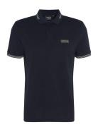 B.intl Ess Tipped Polo Black Barbour