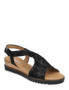 Wedge Sandal Black Gabor