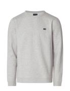 Matteo Organic Cotton Crew Sweatshirt Grey Lexington Clothing