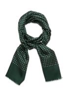 Dot Scarf Green Morris