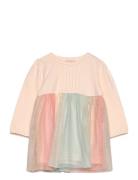 Dress Ls W. Tulle Pink Minymo