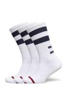 Th Uni Tj Sock 2P Sport Stripe White Tommy Hilfiger