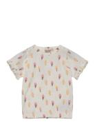 T-Shirt Ss Aop Patterned Minymo