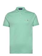 Custom Slim Fit Soft Cotton Polo Shirt Green Polo Ralph Lauren