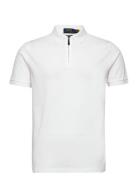 Custom Slim Fit Stretch Mesh Polo Shirt White Polo Ralph Lauren