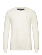 Slim Fit Textured Cotton Sweater White Polo Ralph Lauren