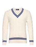 The Iconic Cricket Sweater Cream Polo Ralph Lauren