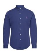 Slim Fit Garment-Dyed Twill Shirt Blue Polo Ralph Lauren