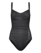 Potenza Solid Swimsuit Recycled Black Panos Emporio