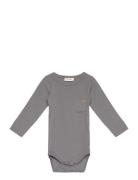 Nbmgio Ben Ls Slim Body Lil Grey Lil'Atelier