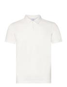 Slim-Fit Cotton Piqué Textured Polo Shirt White Mango