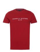 Tommy Logo Tee Red Tommy Hilfiger