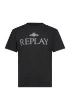 T-Shirt Regular Black Replay