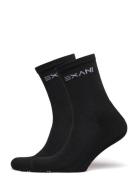 Regular Cut Socks 2-Pack Black Exani