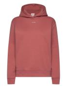 Nano Logo Reg Fleece Hoodie Red Calvin Klein