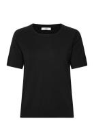 Cc Heart Ella Soft Knit Tee Black Coster Copenhagen