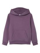 Nkfmalou Ls Sweat Wh Bru Noos Purple Name It