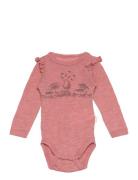 Body Ls - Solid W.print Pink CeLaVi