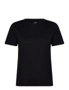 Short-Sleeved Cotton T-Shirt Black Mango