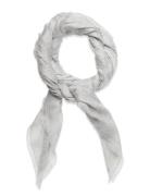 Monogram Jacquard Scarf 130X130 Grey Calvin Klein