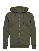 Onsceres Life Zip Thr. Hoodie Sweat Green ONLY & SONS