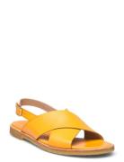 Sandals - Flat - Open Toe - Op Orange ANGULUS