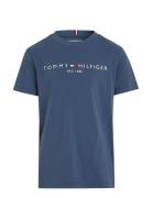 U Corp Logo Ess Tee Ss Blue Tommy Hilfiger