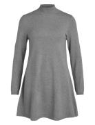 Vicomfy A-Line Rollneck Knit Dress/Pb/1 Grey Vila