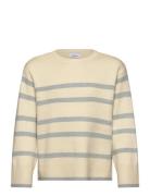 Vmsaba Ls O-Neck Pullover Ga Girl Noos Beige Vero Moda Girl