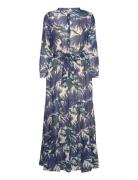 Neell Maxi Dress Ls Blue Lollys Laundry