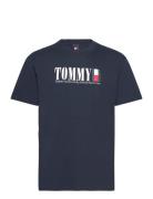 Tjm Reg Tommy Dna Flag Tee Ext Navy Tommy Jeans