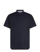 Flex Poplin Rf Shirt S/S Navy Tommy Hilfiger