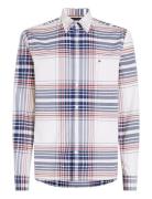 Xl Oxford Check Rf Shirt White Tommy Hilfiger