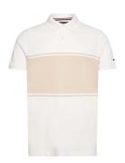 Colorblock Reg Polo Beige Tommy Hilfiger