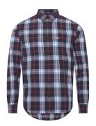 Tjm Reg Poplin Check Shirt Navy Tommy Jeans