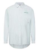 Tjm Stripe Classics Shirt Ext Green Tommy Jeans