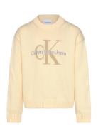 Monologo Sweater Yellow Calvin Klein