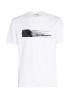 Brush Logo T-Shirt White Calvin Klein