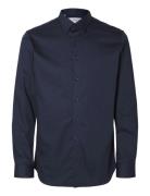 Slhslim-Performance Shirt Ls Noos Navy Selected Homme