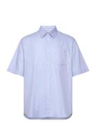 Aaron Ss Shirt Blue Wood Wood