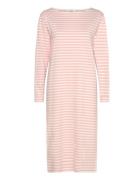 Soft Single Stripe Sille Dress Pink Mads Nørgaard