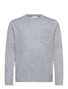 Long Sleeve Cotton T-Shirt Grey Mango