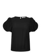 Msbaya Short Sleeve Blouse Black Minus