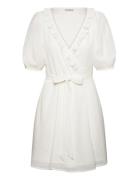 Towa Frill Dress White Bubbleroom