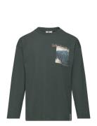 T-Shirt Ls Green En Fant