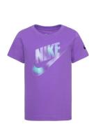 Nike Printed Club Graphic Tee Purple Nike