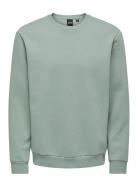 Onsceres Crew Neck Noos Green ONLY & SONS