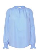 Rwsebony Blouse Blue Rosemunde