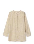 Monochrome Lines Ida Shirt Beige Juna